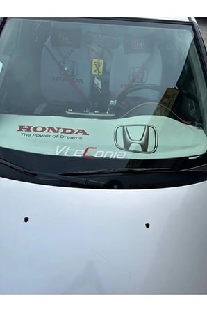 Honda Baskılı Oto Göğüs Örtüsü Torpido Üstü Koruyucu Araç İçi Aksesuar