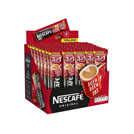 Nescafe 3'ü 1 Arada Kahve 72'li