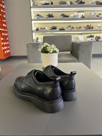 LFR-3413 DERİ MERDANE AYAKKABI Siyah