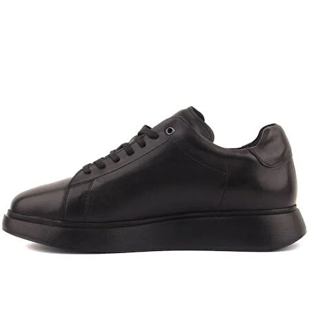 LFR-7039 DERI MERDANE AYAKKABI Siyah