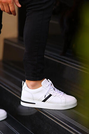 Serhat Özköroğlu-Beyaz Erkek Sneakers Beyaz