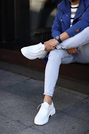 Serhat Özköroğlu-Byz Erkek Sneakers Beyaz