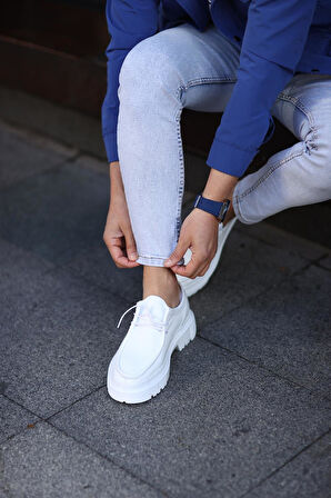 Serhat Özköroğlu-Byz Erkek Sneakers Beyaz