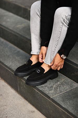 Serhat Özköroğlu - Siyah Süet Klasik Siyah