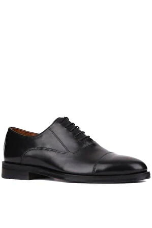 LFR-P2030 DERI BAGLI KLASIK AYAKKABI Siyah