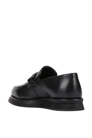 LFR-P3017 DERI TOKALI EVA AYAKKABI Siyah