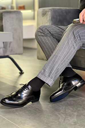 LFR-P0400 ACMA BAGLI KLASIK AYAKKABI Siyah