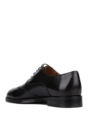 LFR-P0400 DERI BAGLI KLASIK AYAKKABI Siyah