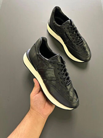 LFR-F101 KROKO MERDANE AYAKKABI Siyah