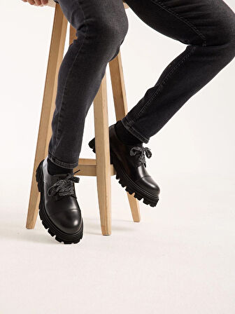 LFR-F124 ACMA MERDANE AYAKKABI Siyah