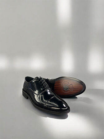 LFR-P2030 RUGAN BAGLI KLASIK AYAKKABI Siyah