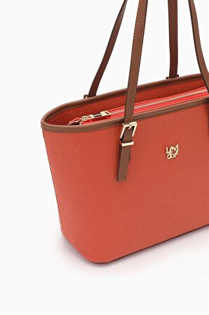 Levidor Monogram Baskılı Tote  Çanta - 0045C910