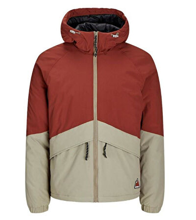 Kapşonlu Erkek Mont -  JORTIMON JACKET Brandy Brown - JACK JONES 12260459 