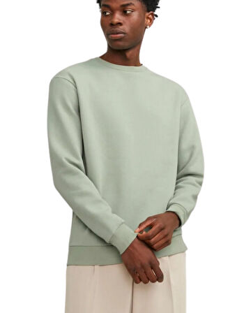 JACK JONES 12249341 - Bisiklet Yaka Erkek Sweatshirt