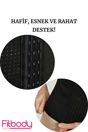 Toparlayıcı Lohusa Korsesi Siyah