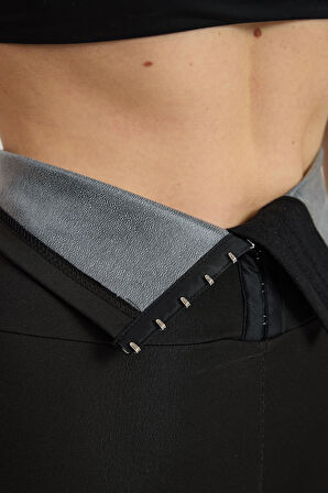 Kadın Yüksek Bel Termal Agraflı 3 Kademeli Korse Tayt