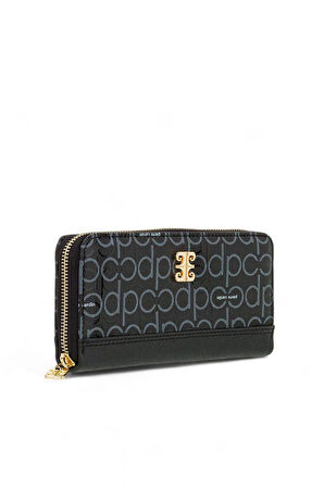 Pierre Cardin Monogram Siyah Kadın Portföy & Clutch Çanta 06PC24Y604-PMN S