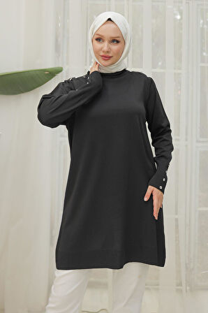 Armine TREND Triko Tunik Siyah 24KTD404