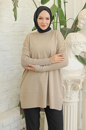 ARMİNE TREND Triko Tunik Taş 24KTD407