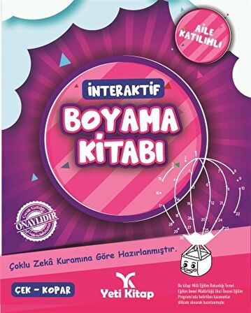 Yeti Kitap Interaktif Boyama Kitabı 2