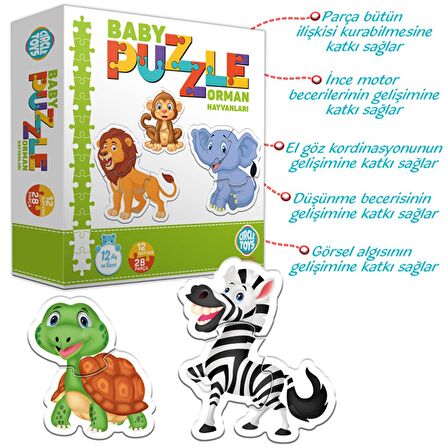 Baby Puzzle Orman Hayvanları