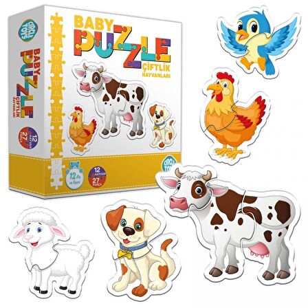  Baby Puzzle Çiftlik Hayvanları