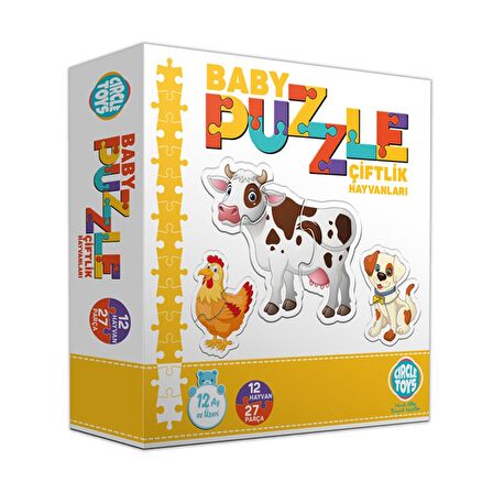  Baby Puzzle Çiftlik Hayvanları