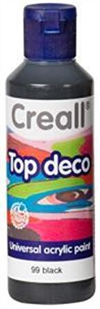 Creall Top Decodekor Boyası  80ml 99 Siyah