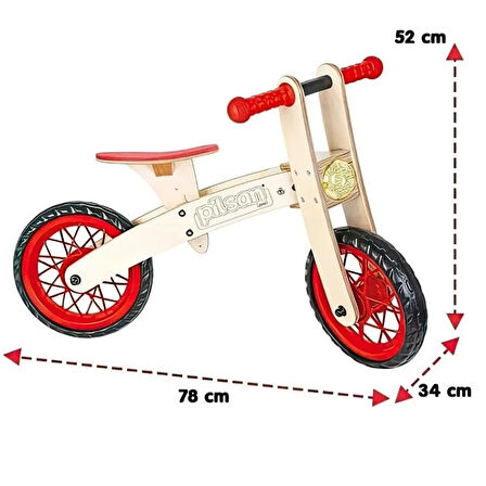 Pilsan Ahşap Denge Bisikleti