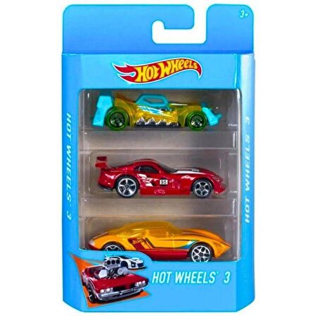 Hot Wheels Üçlü Araba Seti