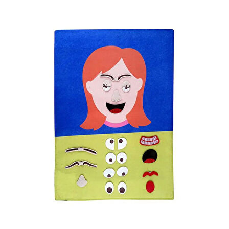 Anadolu Oyuncak Cırtlı Kız Yüz Panosu