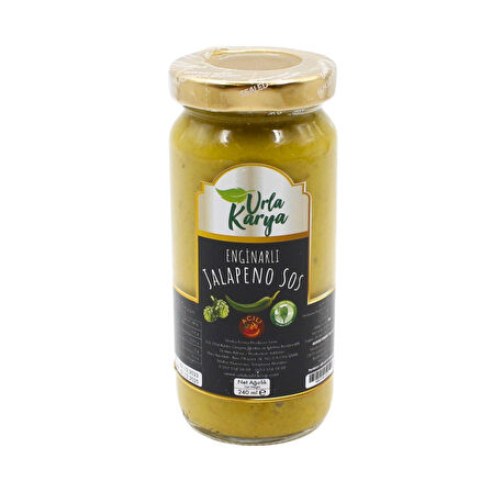 Urla Karya Enginarlı Acılı Jalapeno Sos 240 Ml