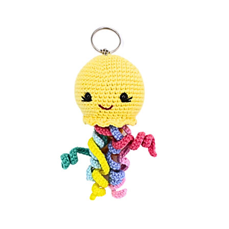 Amigurumi Ahtapot Anahtarlık