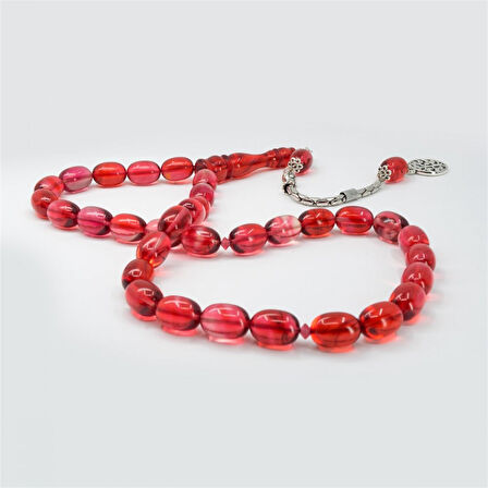 Fıçı Model Sıkma Kehribar Tesbih