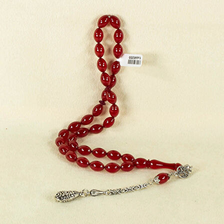 Bademi Kesim Sıkma Kehribar Tesbih