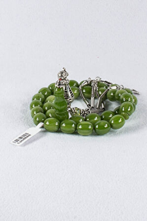 Fıçı Kesim Yeşil Katalin Tesbih tsb0600