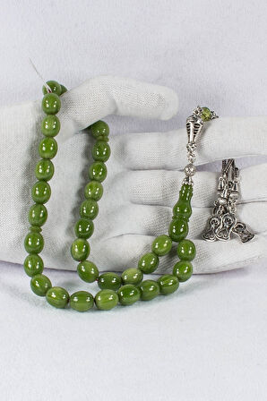 Fıçı Kesim Yeşil Katalin Tesbih tsb0600