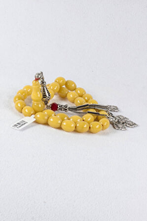 Fıçı Kesim Sarı Katalin Tesbih tsb0603