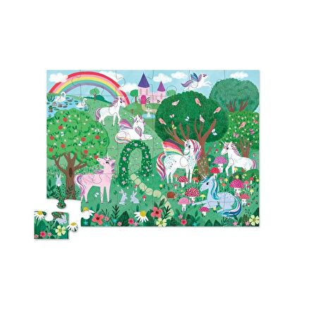 Dekoratif Puzzle - 36 Parça - Unicorn