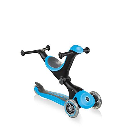 Globber Go Up Deluxe Scooter - Mavi