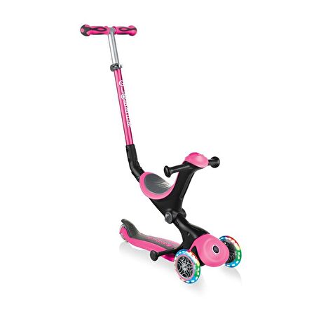 Globber Go Up Deluxe Işıklı Scooter - Pembe