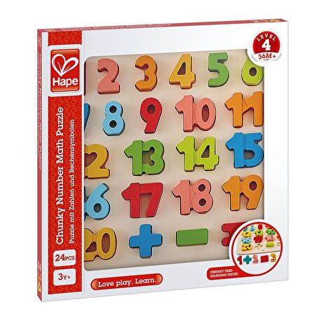 Hape Chunky Puzzle Matematik Yapbozu