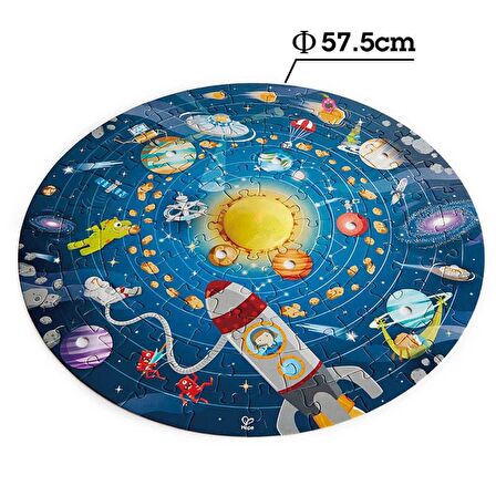 Hape Puzzle Güneş Sistemi Yuvarlak Yapboz