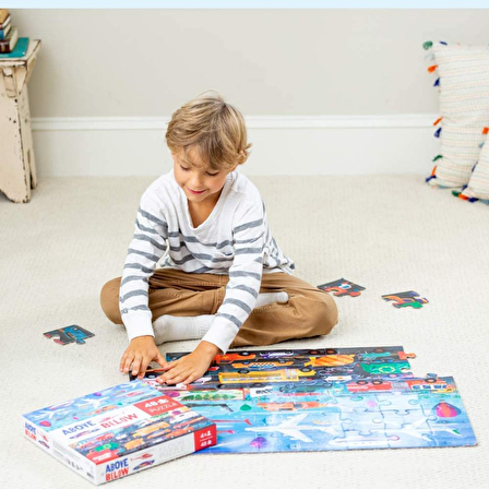 Puzzle - 48 Parça - Things That Go