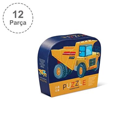 Mini Puzzle - 12 Parça - Construction Zone