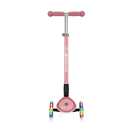 Globber Primo Plus Katlanabilir Işıklı Scooter - Pastel Pembe