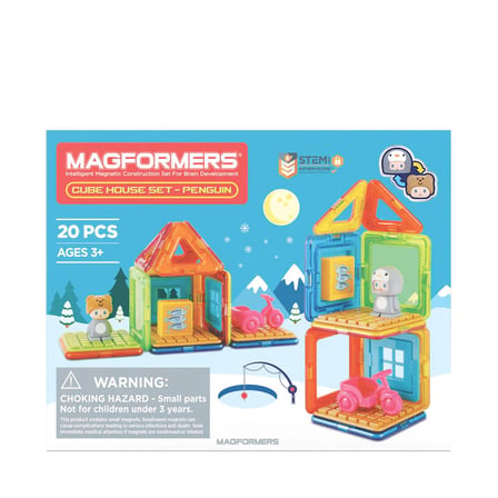 Magformers Mıknatıslı Cube House Set - Penguin - 20 Parça