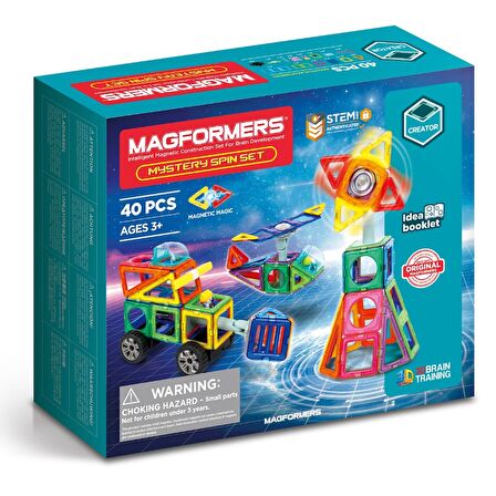 Magformers Mıknatıslı Mystery Spin Set  - 40 Parça