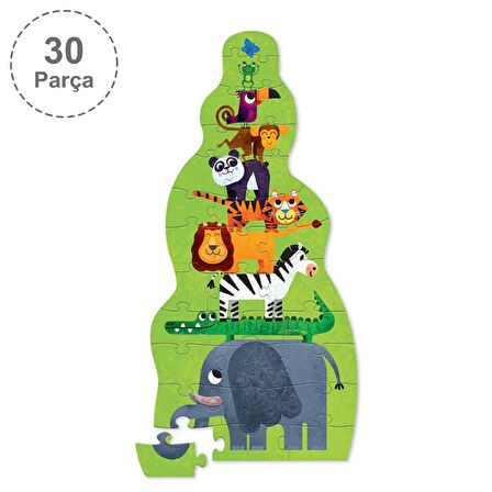 Orman 3+ Yaş Büyük Boy Puzzle 30 Parça