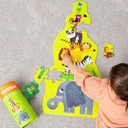 Orman 3+ Yaş Büyük Boy Puzzle 30 Parça